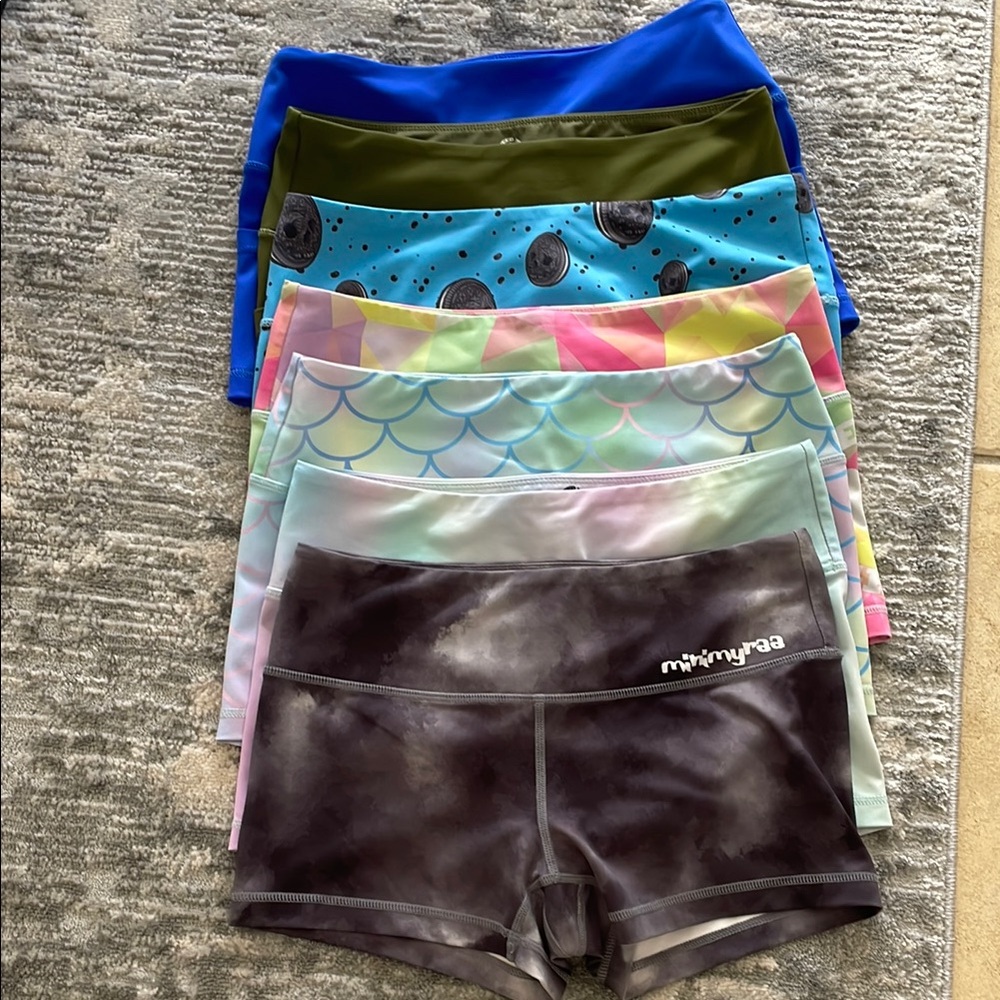 Feed Me Fight Me Multicolor Athletic Shorts Set
